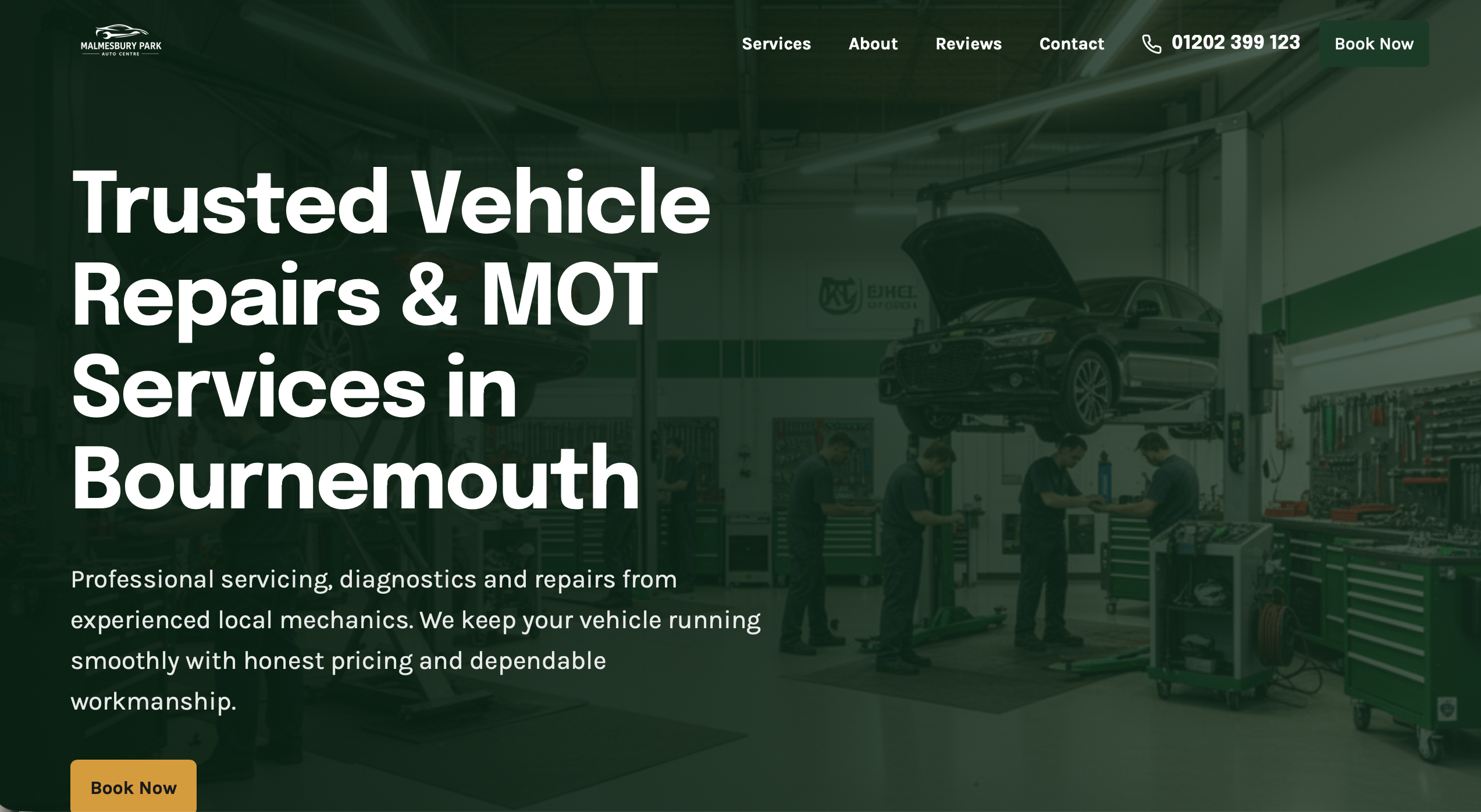 Malmesbury Park Auto Centre desktop
